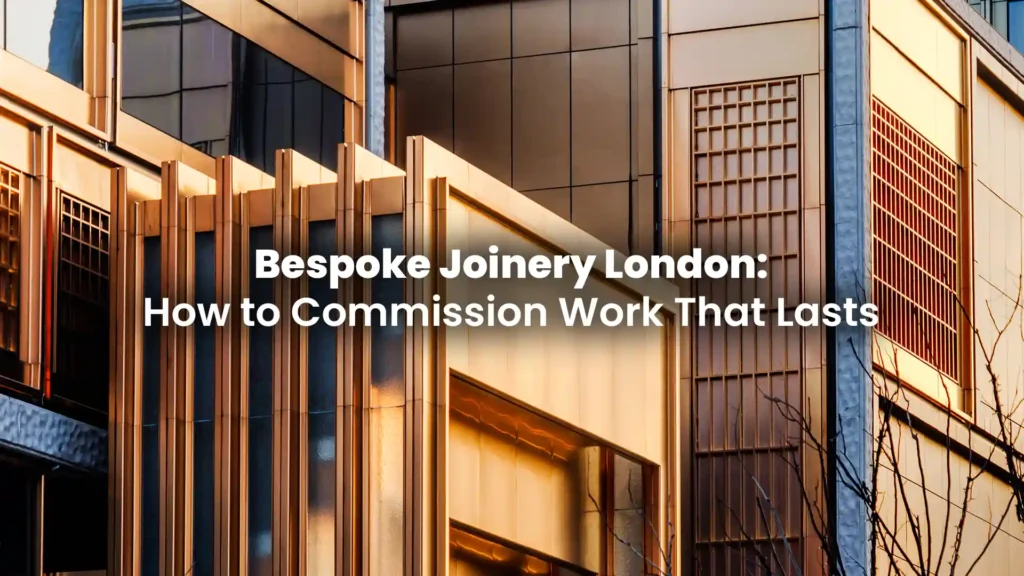 Bespoke joinery in a London home by Solmaz Ltd