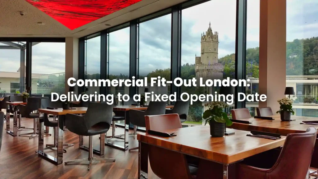 Commercial fit-out of a London workspace by Solmaz Ltd