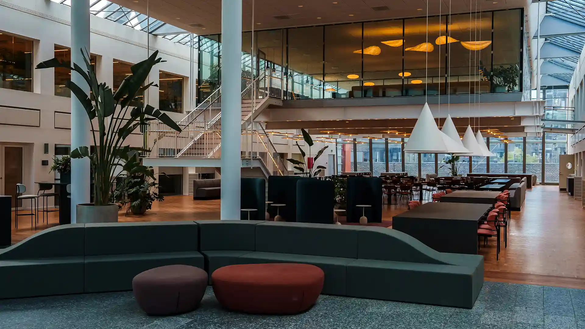 Fit-out works carried out in an occupied London building