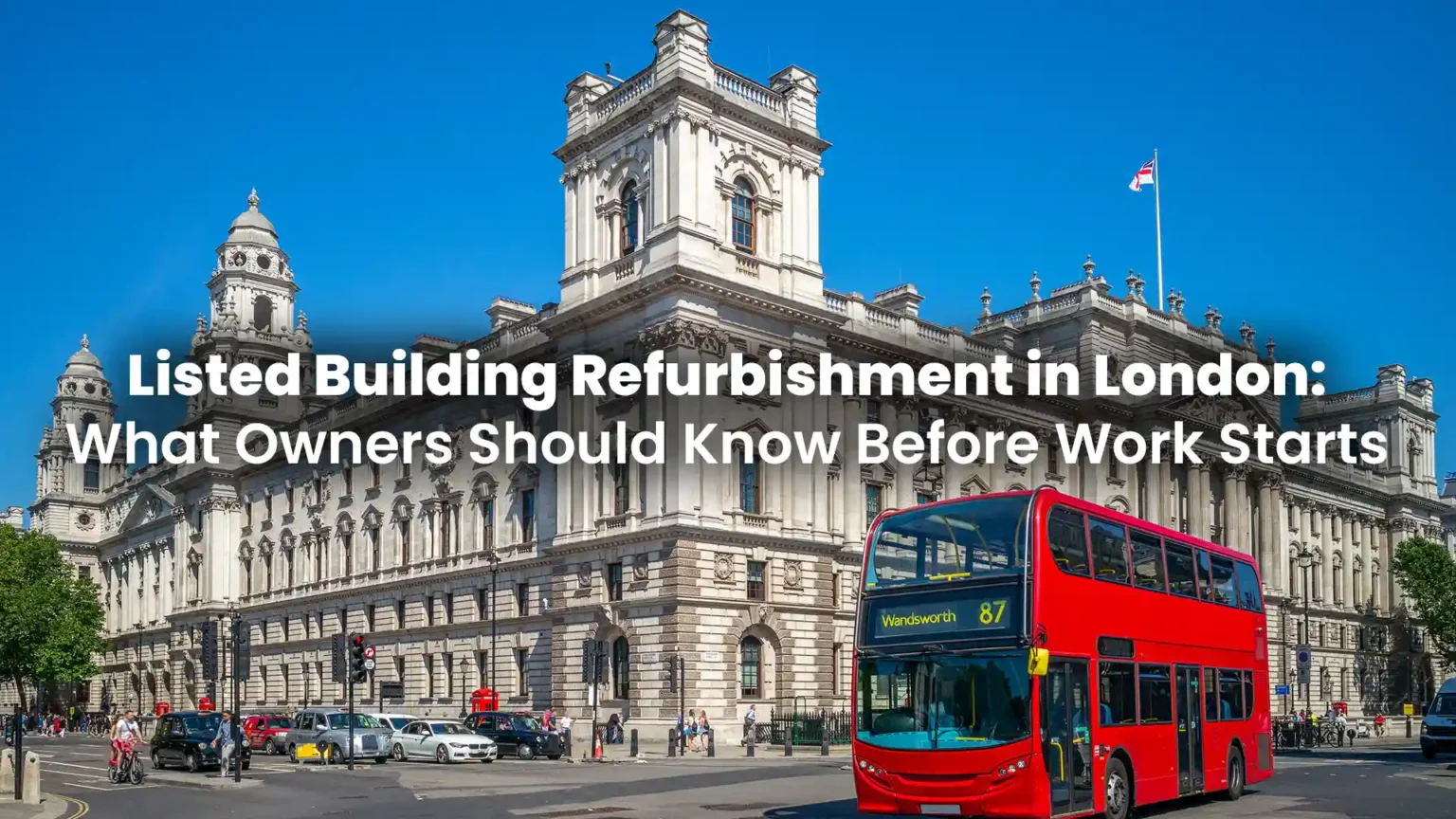 Listed building refurbishment in London by Solmaz Ltd
