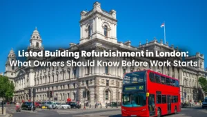 Listed building refurbishment in London by Solmaz Ltd