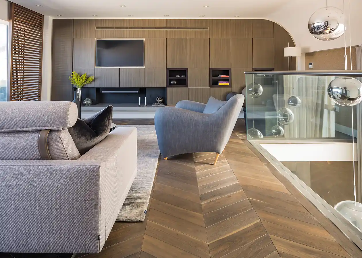 Attention to detail in custom woodwork and joinery finishes.